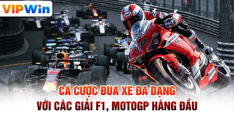 Cá Cược Đua Xe Đa Dạng Với Các Giải F1, MotoGP Hàng Đầu